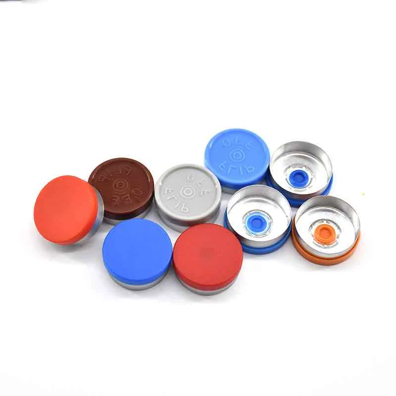 Aluminum plastic 13mm 15mm 20mm 28mm 32mm medical cap medicine vial caps flip top seal