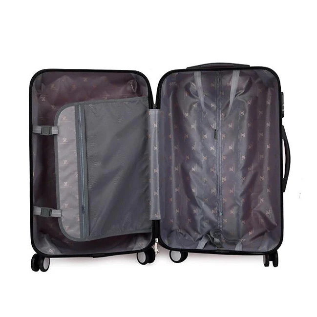 trendy classic suit luggage abs pc sheet for luggage work suitcase