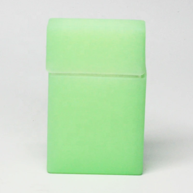 UKETA customized portable plastic case waterproof soft cigarette pack silicone cigarette box for 20pcs