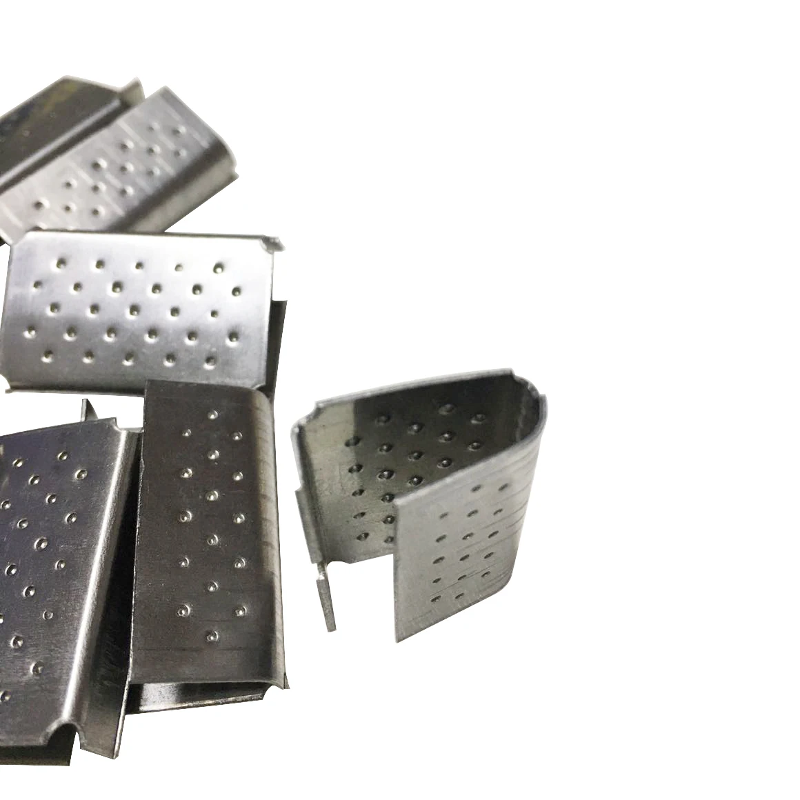 Galvanized PET Strapping Buckles Packing Seals Metal Clip For Strapping Band PET Packing Buckle