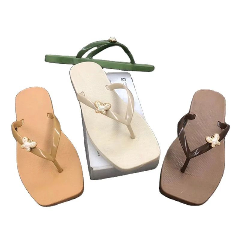 China factory  comfortable and casual pvc platform flip flops beach female slippers