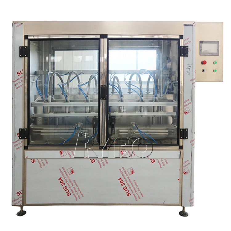 Automatic 5 liter big bottle edible oil flowmeter filling machine price