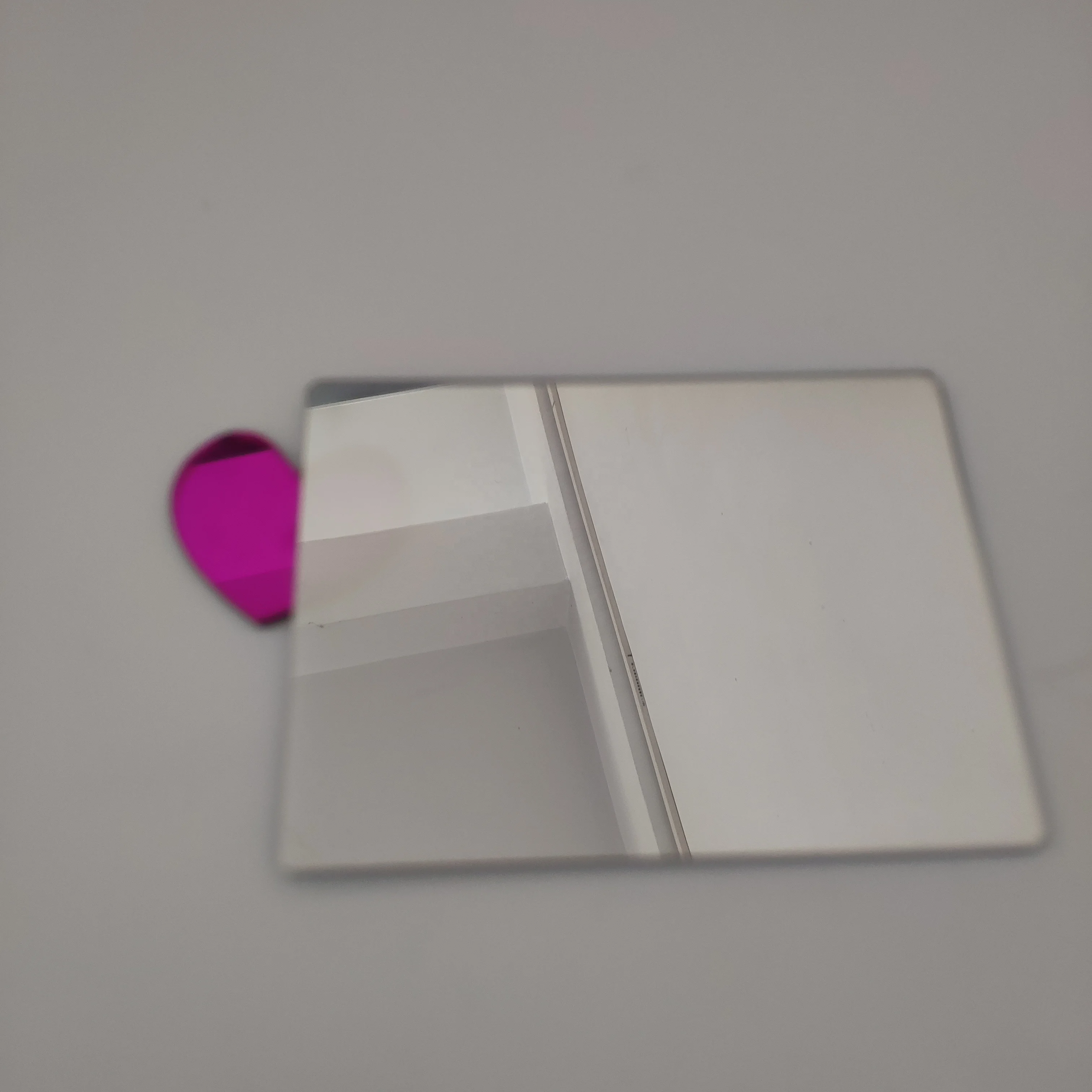 Acrylic two way mirror see through infinity mirror