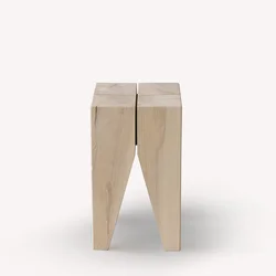 Скандинавский декоративный стул из твердой древесины, креативные края, несколько немецких дизайнеров, стул для мыла, квадратный деревянный Пирс