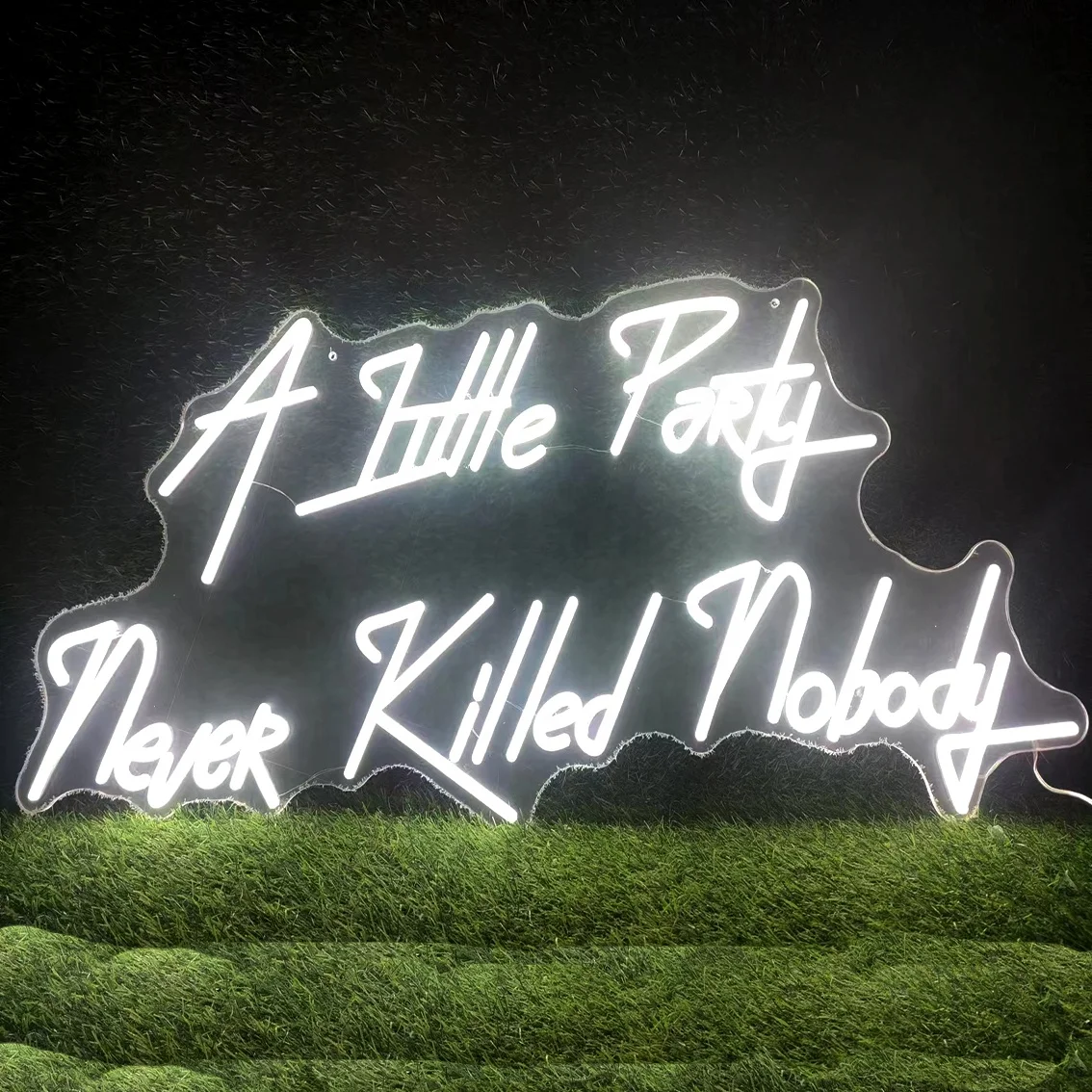 Wholesale custom waterproof  flexible silicon LED neon sign light--Talk Thirty To Me