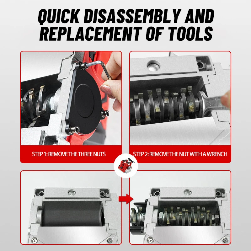 Низкая цена ручной Электрический строгальный станок для стен для дома 1500 Вт