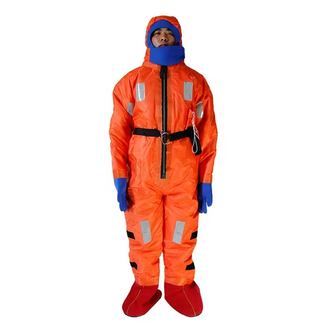 Thermal insulating suit rescue coverall suit life jackets with EC/SOLAS approved