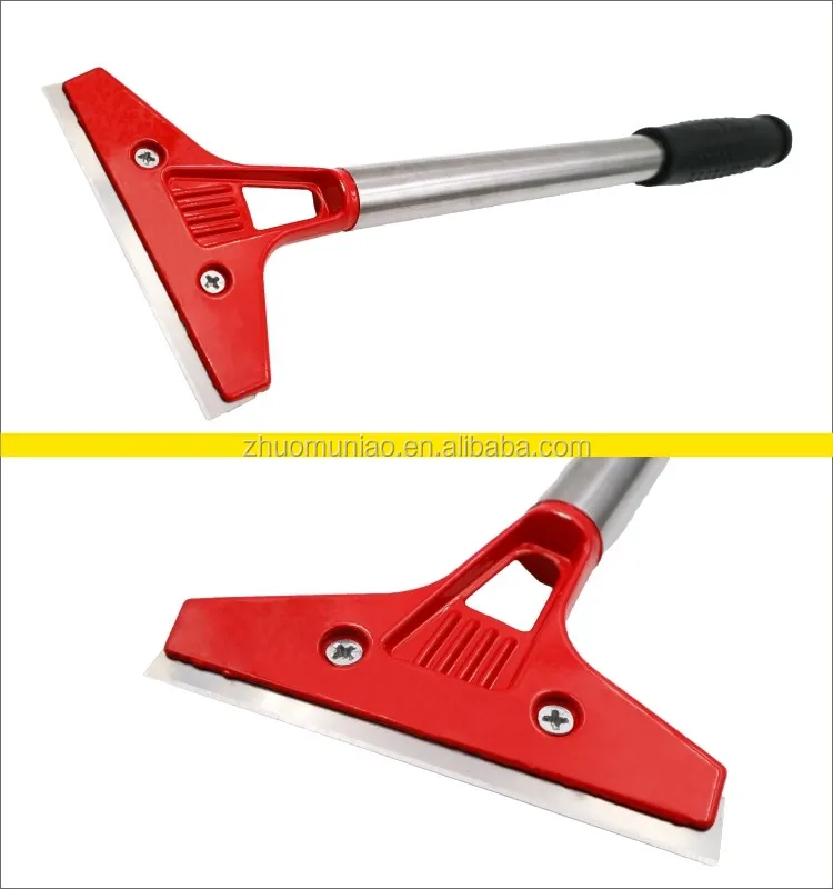 Steel Blade Plastic Handled Long Car Window Ice Glass Wallpaper Scraper Tool Multifunction Clean Knife