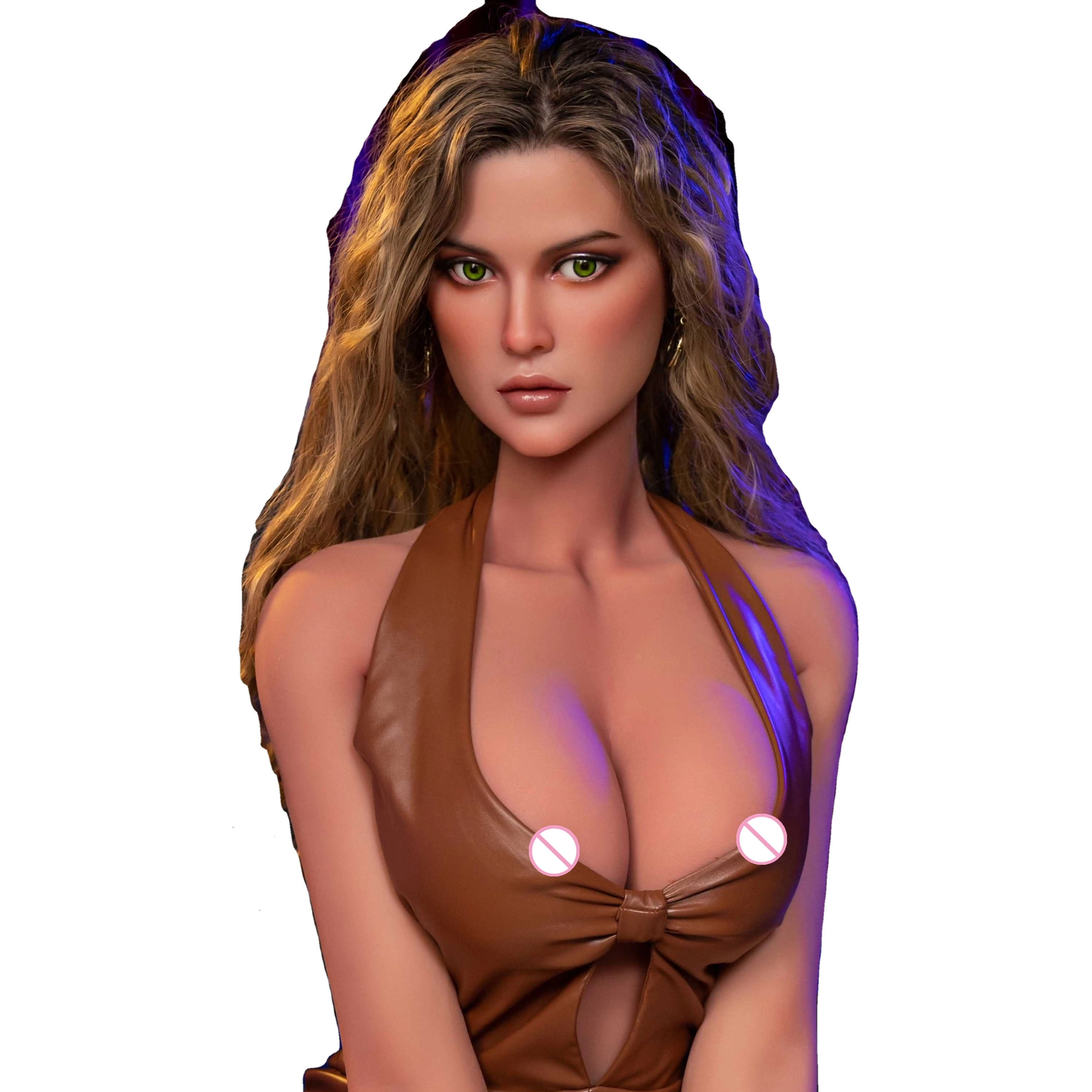 ODM OEM  European American Wheat Skin Color Sex Doll with Big Vagina Ass Sexy Breast Saxy Love Pussy Dolls for Men Sex Game Toys