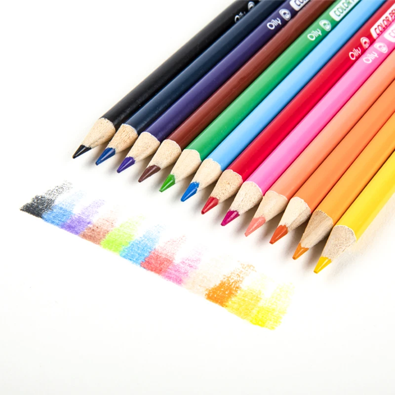 Gxin K002B12 12 Colors Sketch custom Pencil professionnel crayon de couleur pour enfant For Students School Art Supplies