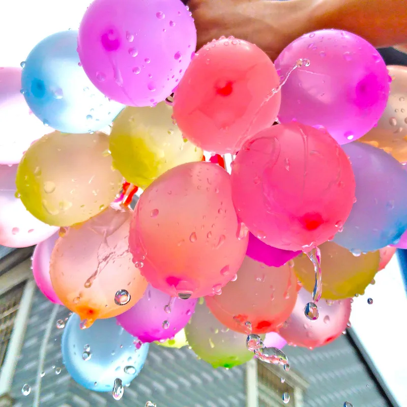111pcs Interactive Summer Toys Bomb  Party Magic Water Balls Easy Quick Fill Bomb Water Balloons for Outdoor