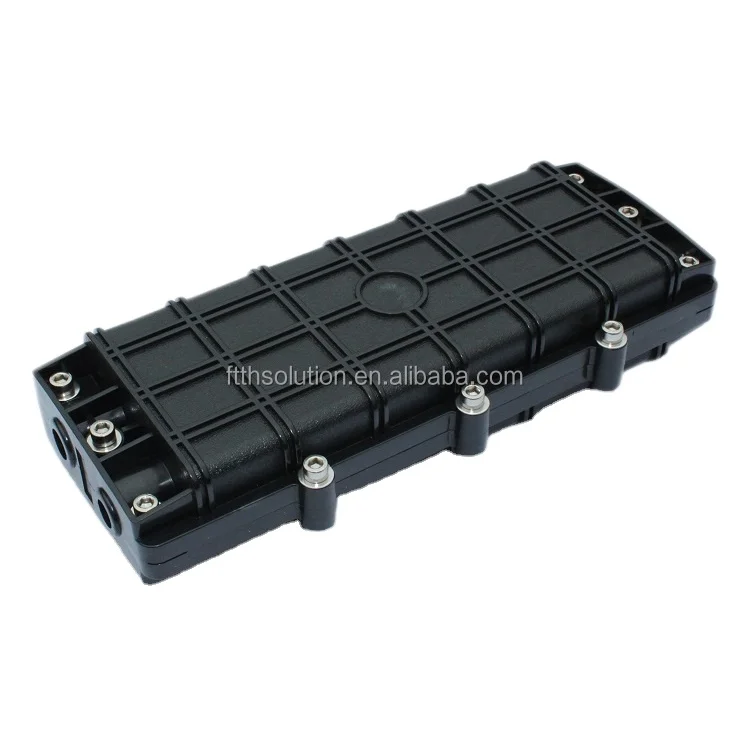 FTTH Inline type 12 24 48 cores Mini Fiber Optic Splice Closure