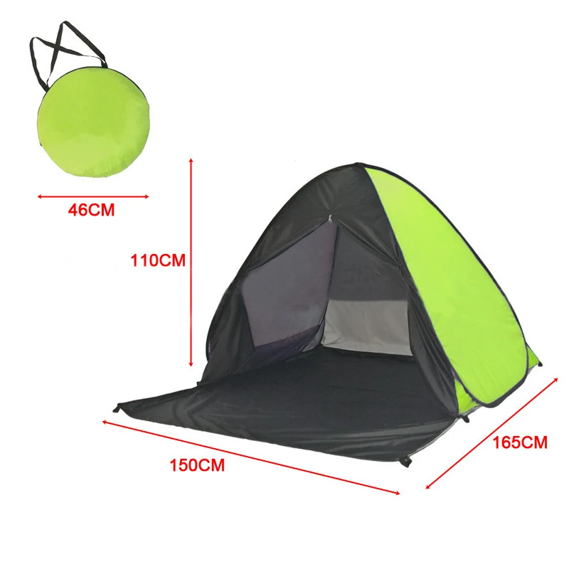  Outdoor Sunscree Pop up Instant Portable rain sun block proof Fishing Tent Camp Beach Weather House for Playing