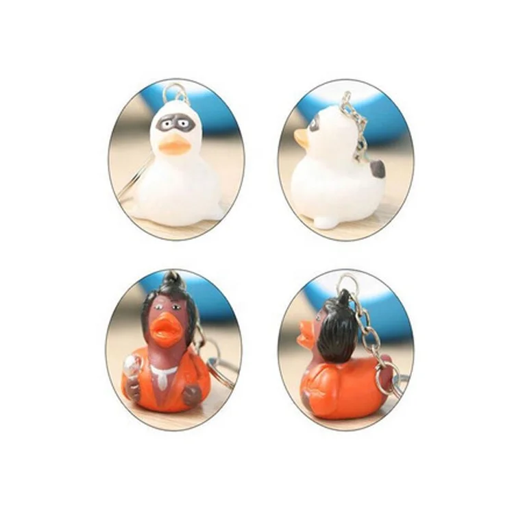Soft PVC Rubber Duck Key chain & Pendants Duck toy