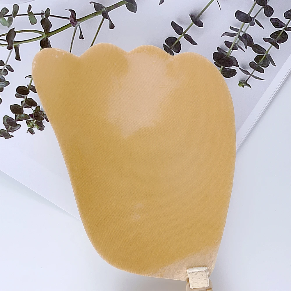 Sticky Adhesive Bra Strapless Invisible Push up Bra Reusable Silicone Bra Strapless Backless for Women Nude