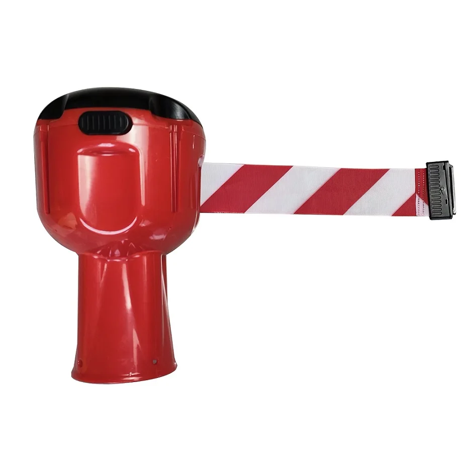 belt length 9 meters road safety crowd control retractable cone topper