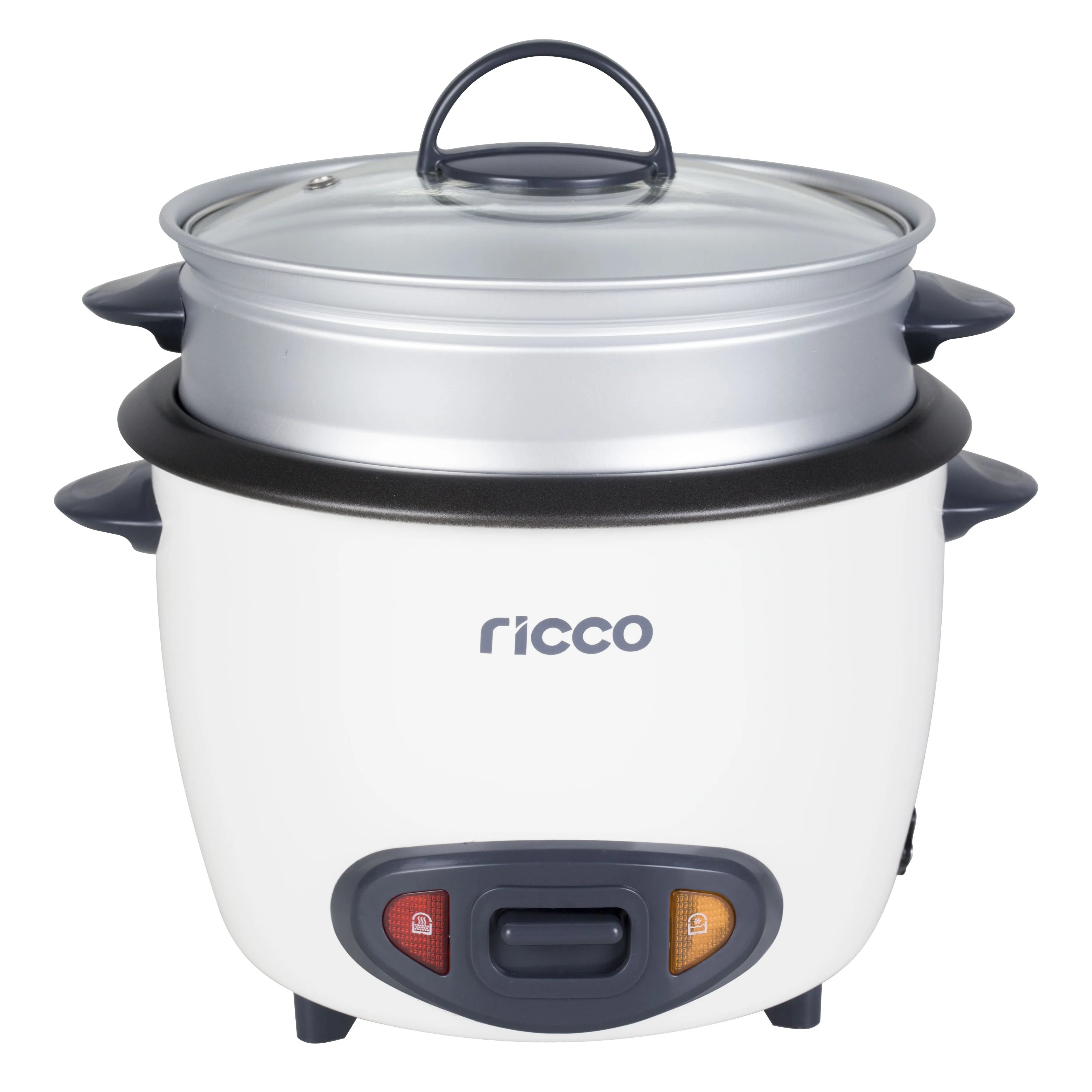 Electric etl drum rice cooker with steamer