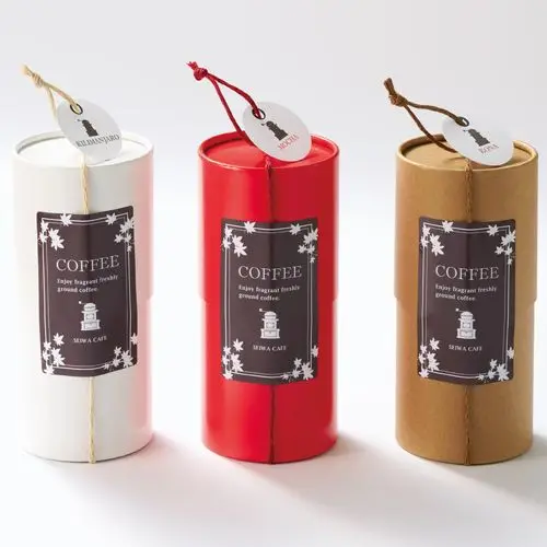 Оптовая продажа, индивидуальные цветные рулонные коробки из крафт-бумаги, упаковочные цилиндрические трубки для кофе/чая