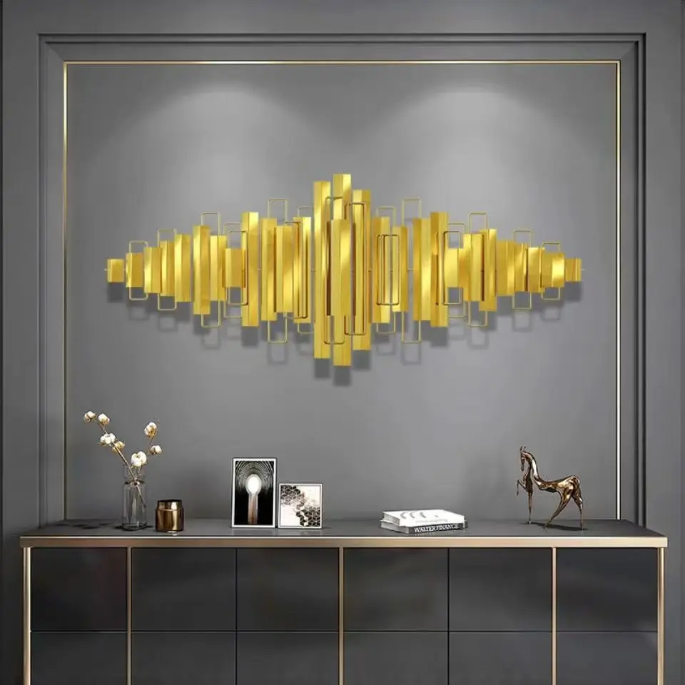 150x60cm Wall decoration pendant hanging TV background wall creative living room bedroom decoration porch iron wall decoration