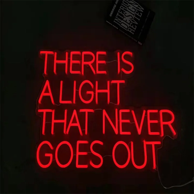 
OUX wholesale 12v electric flex advertising it was all a dream letter acrylic custom neon signs 