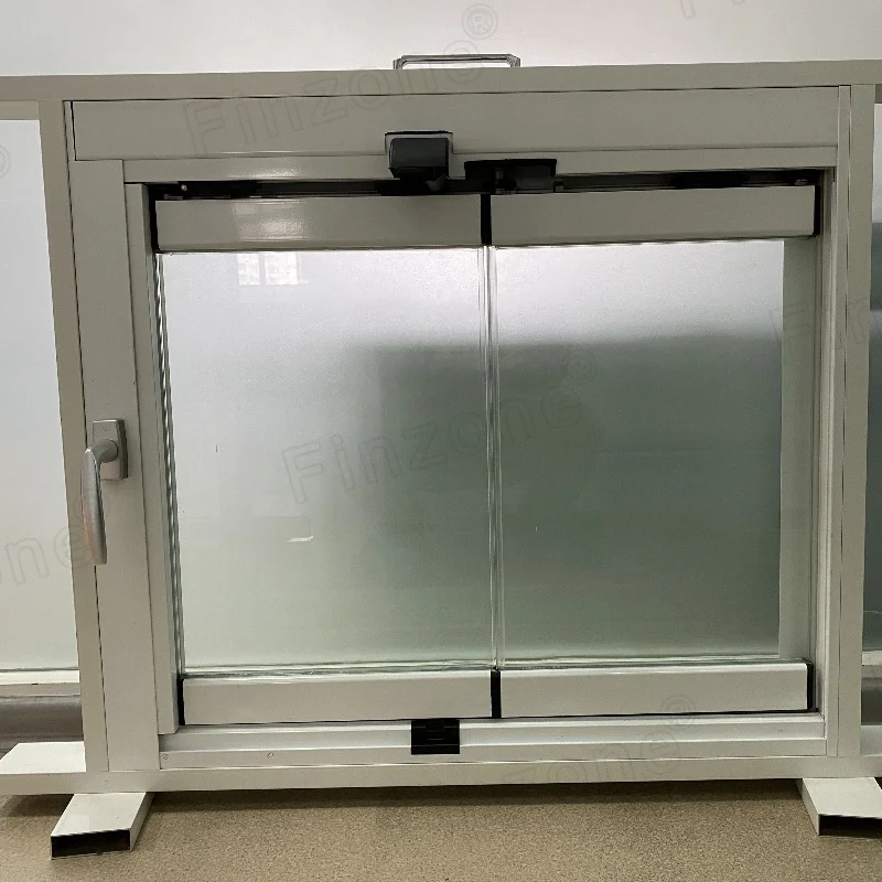 chic transparent Finzone exterior waterproof frameless folding glass door