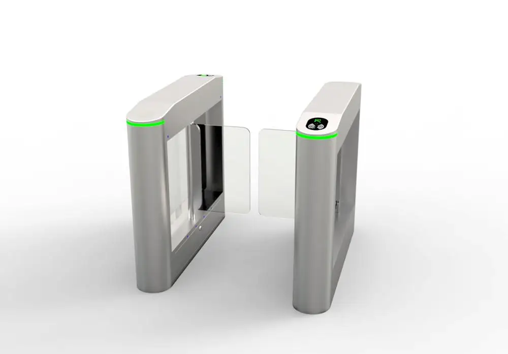 Fingerprint Access Control Swing Turnstile Barriers Gate Electronic Turnstile Door