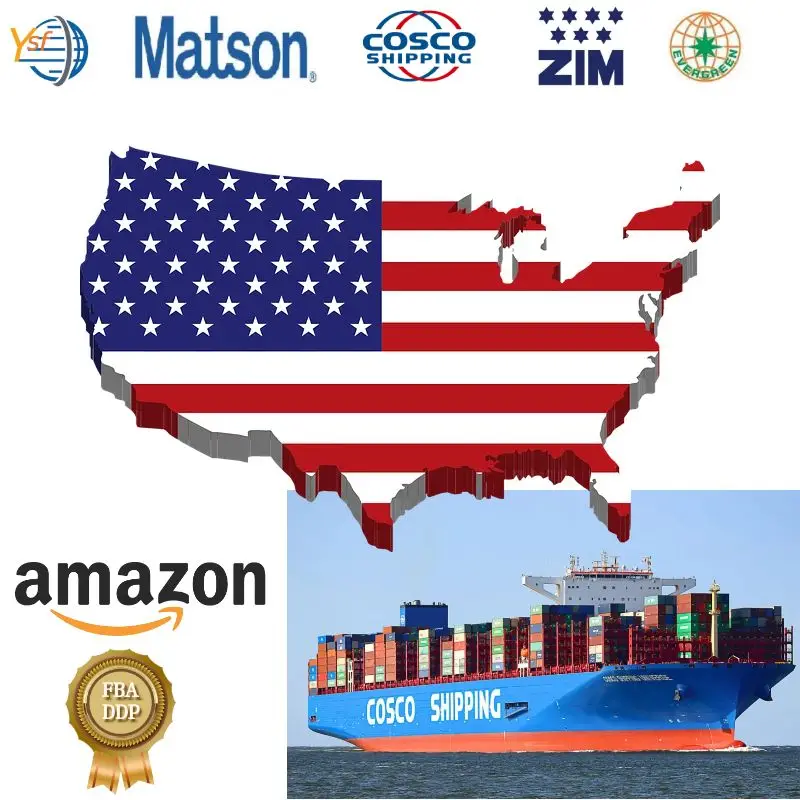 Морской экспедитор тарифы доставки из Китая в США мазон FBA CA