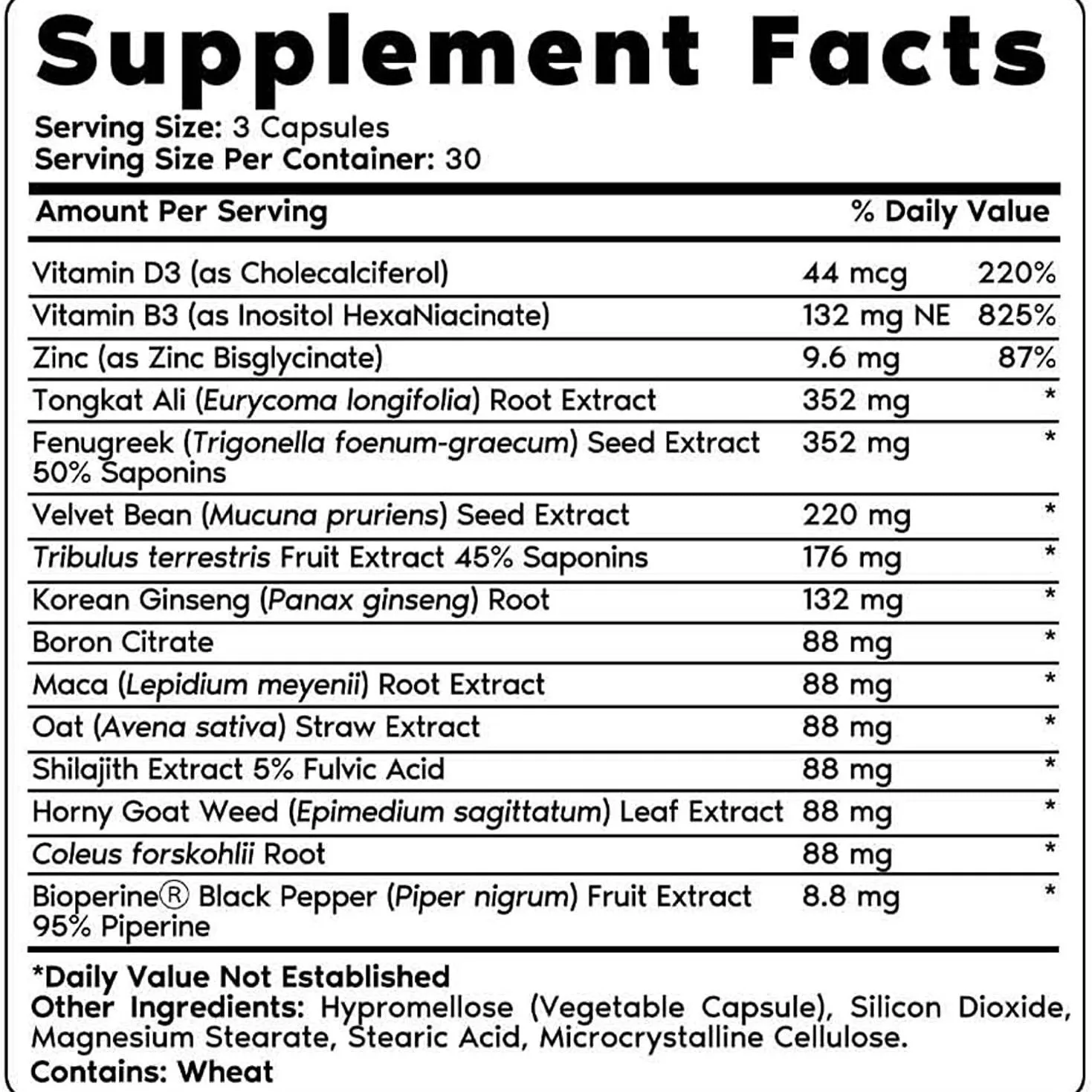Eherb  OEM Private Label Energy Ginseng Extract Ginseng Capsules For Men