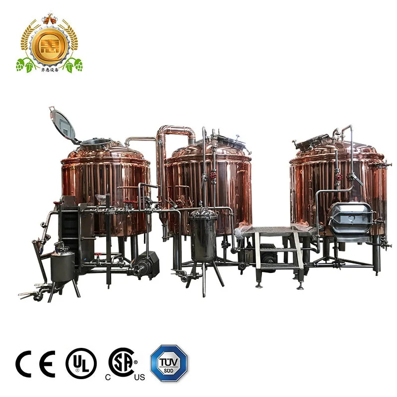 
5BBL Red Cooper Used Brewery Equipment For Sale 