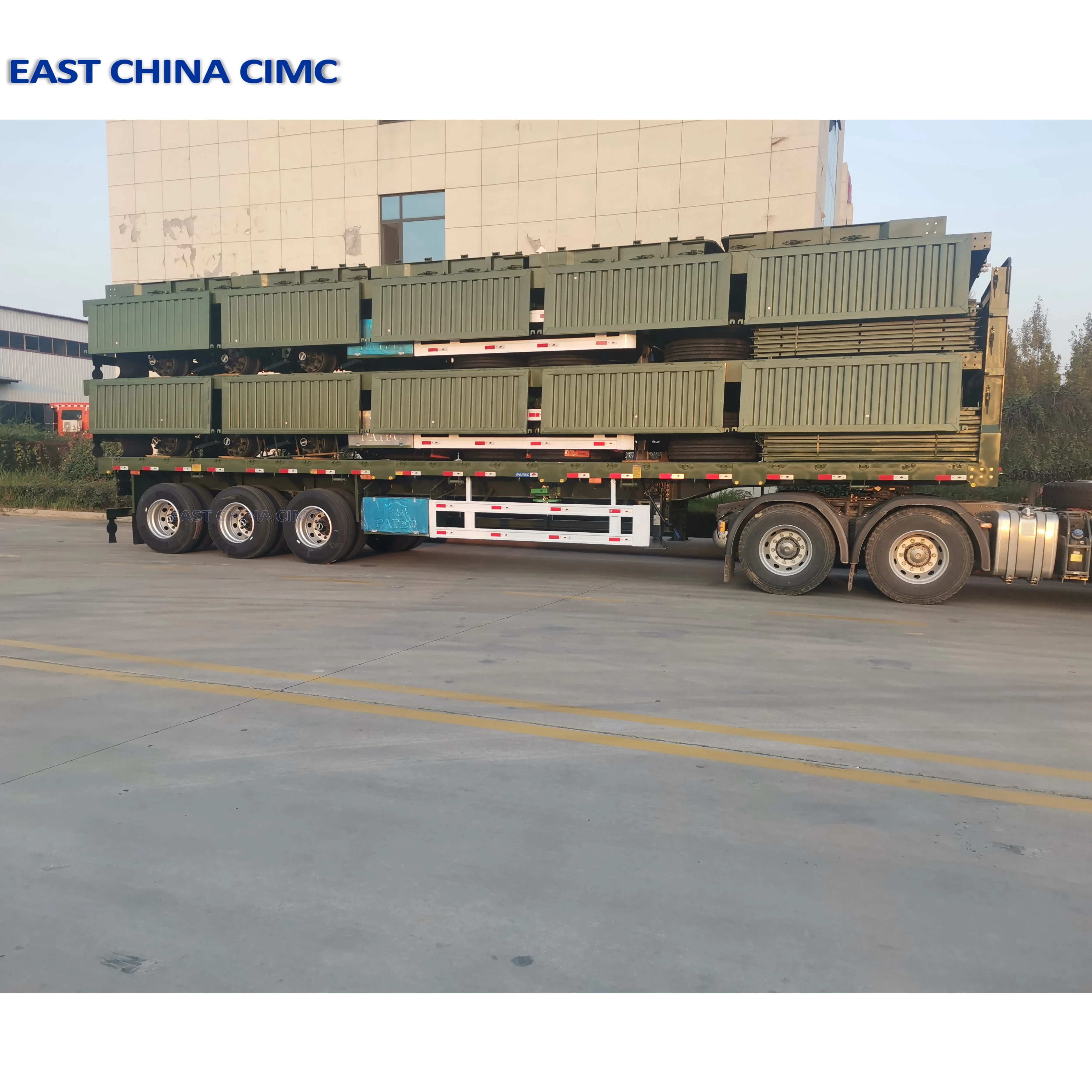 China Manufacturer Good Quality 40 ton Tri-axle Side Wall Semi Trailer For Sale