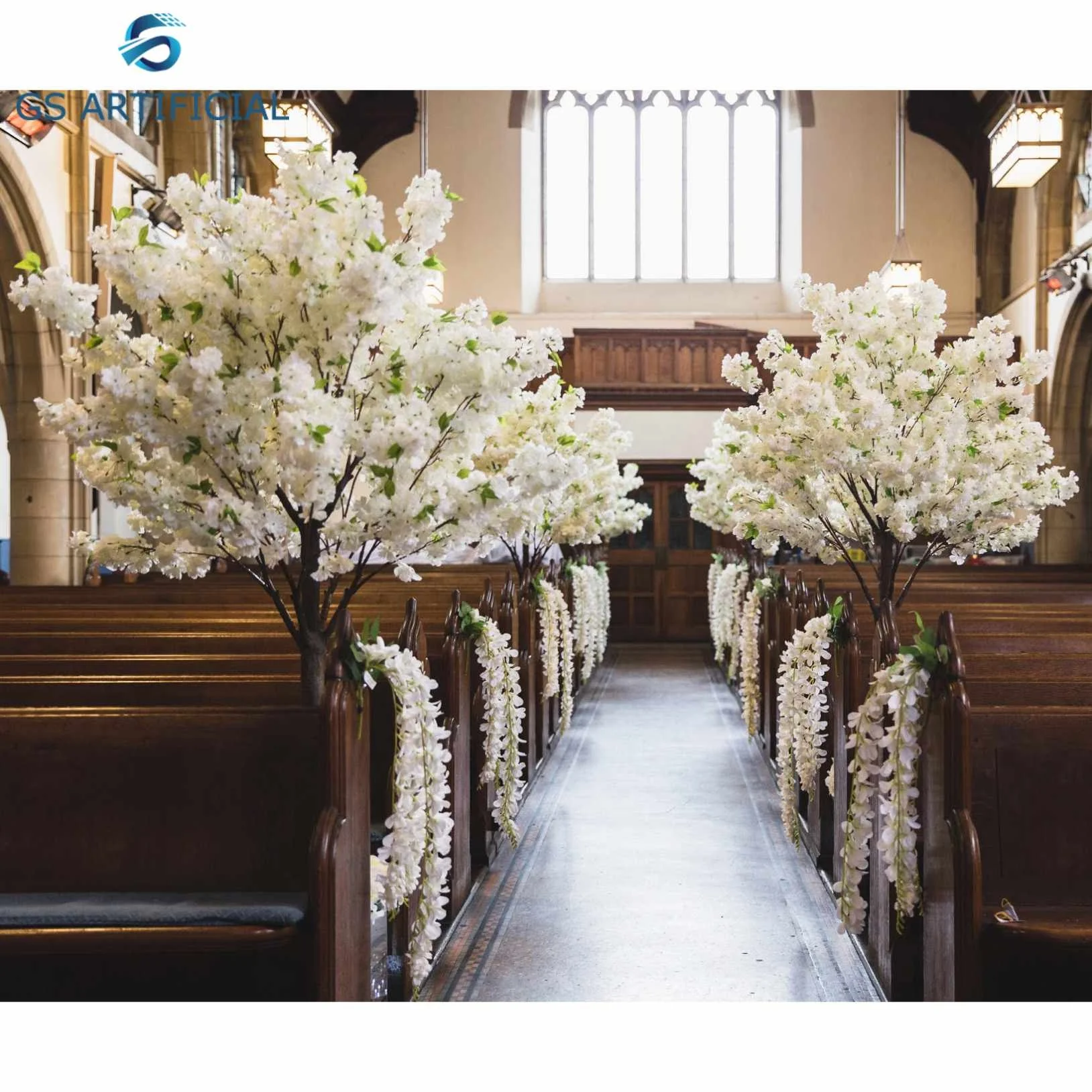 Wedding table centerpieces white artificial cherry blossom tree artificial wedding tree