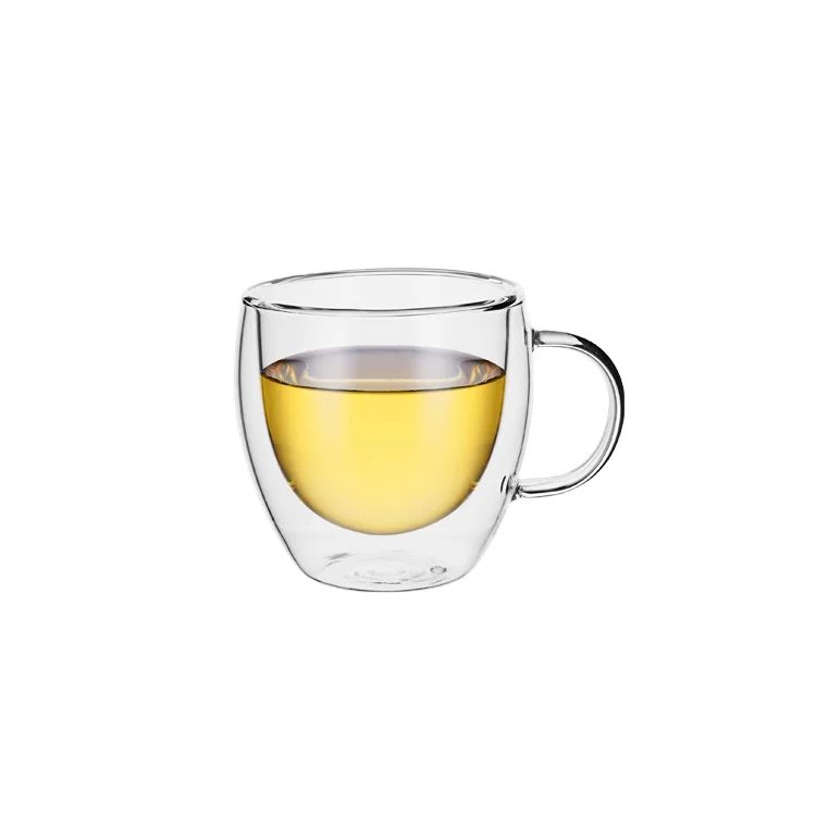 
Handmade OEM Food Safe Cupping Glass Double Wall Glass Mug Coffee Cups 