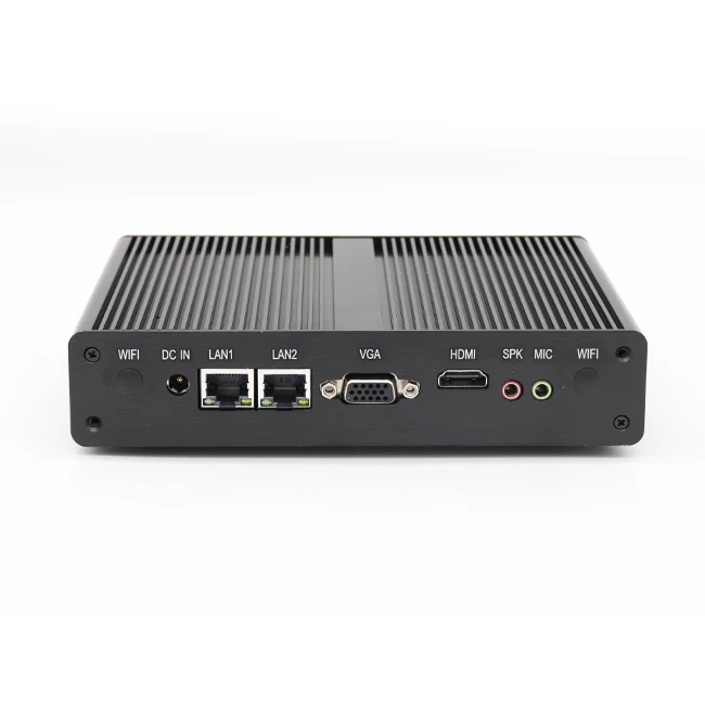 
WIN7 Industrial computer dual serial parallel ports dual lans j1900 mini pc 
