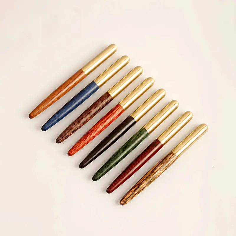 HEAVYWEIGHT oak Exotic Wood blanks Kugelschreiber Brass Components Turning holz eco-friendly Wooden Roller/Fountain