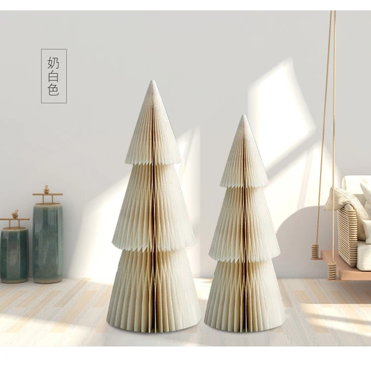 Eco-friendly 180gsm Paper Three-layer Paper Tree for Christmas festival Decorations,Hone Decoration Window Dispaly