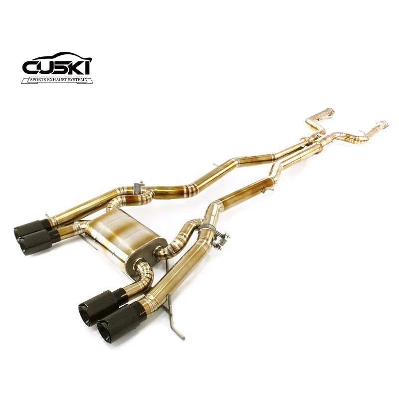 Высококачественная выхлопная труба Catback для BMW M3 E90/E92/E93 4 0 л 2008-2013 из титана с катализатором