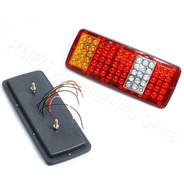 Suitable for Trailer Truck Caravan Rear Brake Stop Light Side Indicator Fog Light Tail Light Left and Right Universal