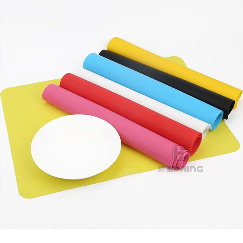 Custom SILICONE MAT WITH CUSTOM PRINTING silicone plates custom print place mat