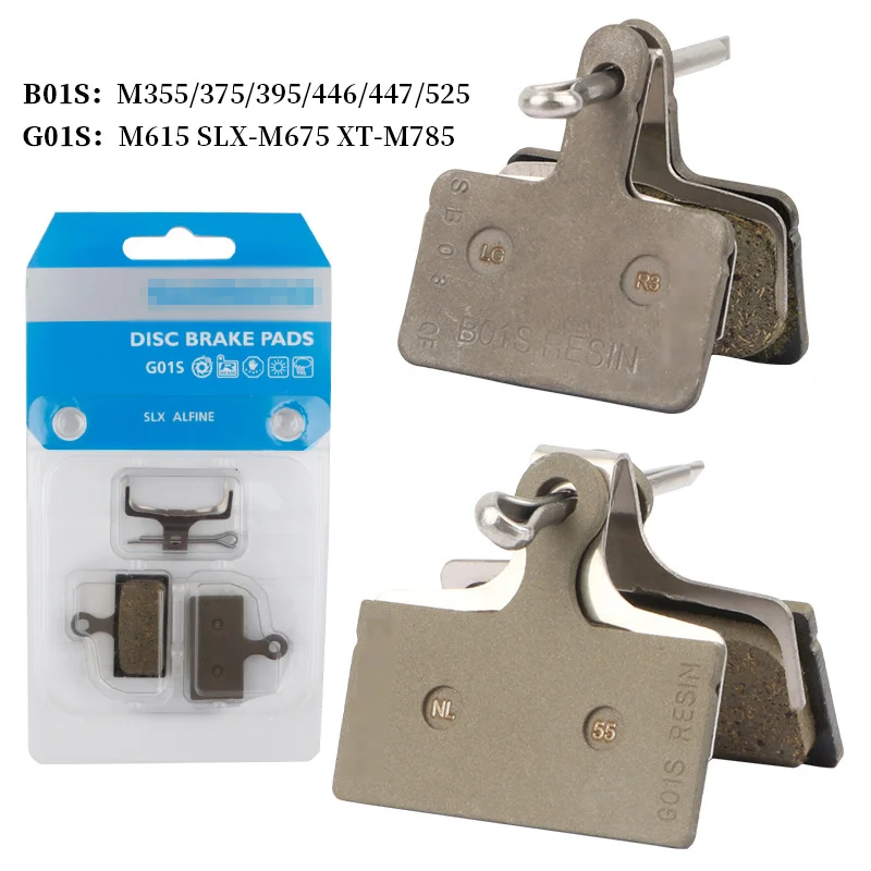 Bicycle Bike Parts  Cycle Disc Brake Pad Semi Metal Resin Disc mtb Brake Pad  Brake Pads for  B01S  G01S