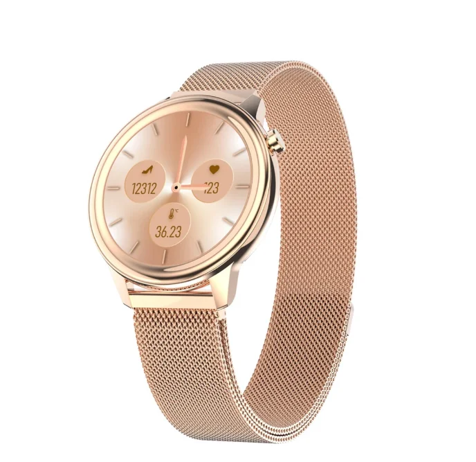 2021 women menstrual cycle body temperature smart watch F80 heart rate blood pressure sleep health monitoring luxury women watch