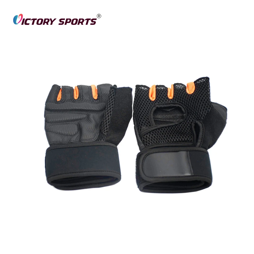Wholesale Custom Gym Weight Lifting Fitness Training Cycling Half Finger Sport Gloves