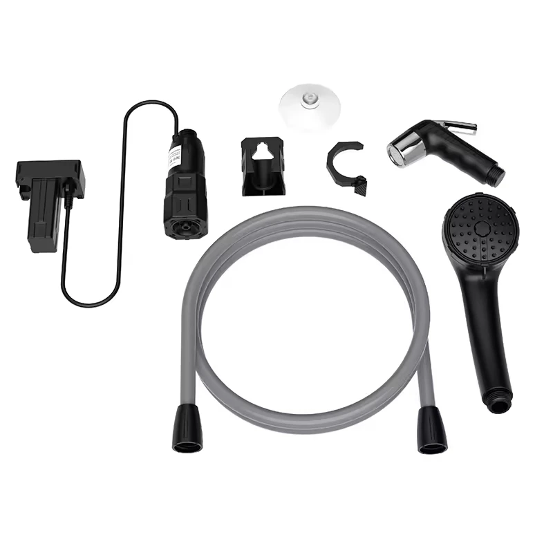 Popular Products Shower Pump Usb Charging Mini Smart Hygiene Portable Camping Shower Set