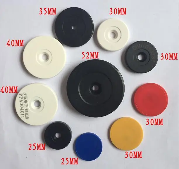 TK4100 Rfid Disk Token Tag With Screw Hole RFID Disk TagIndustrial Management read only