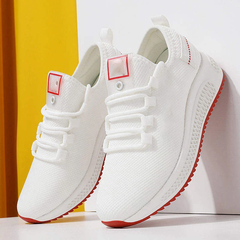 Factory Direct Supply New Arrivals Cheap Women Walking Shoes White Fashion Running Sneakers For Women