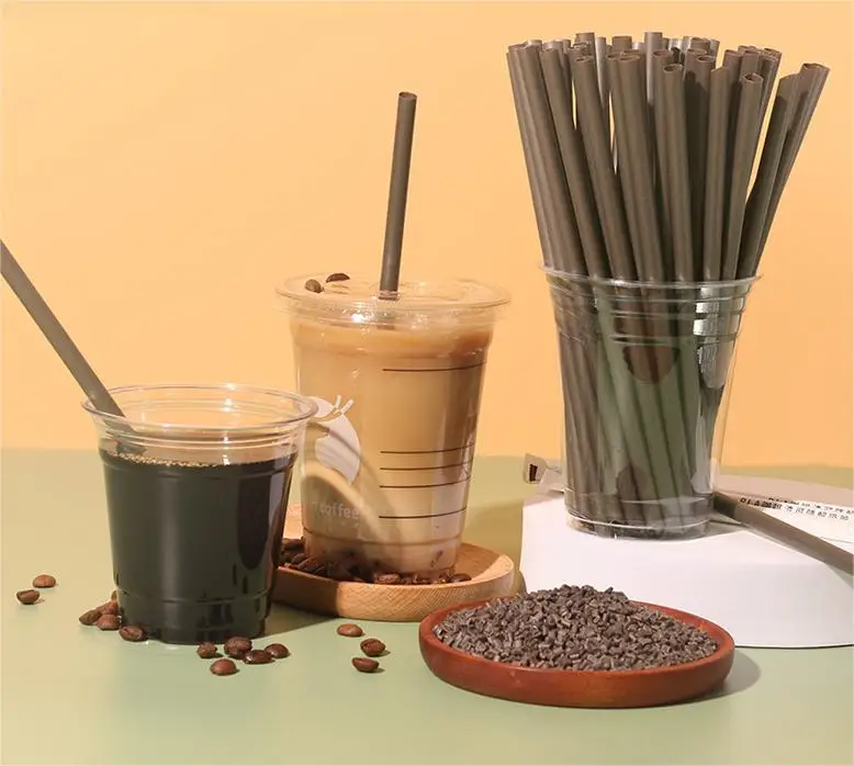 600pcs Sugarcane Straws 8 Inch Compostable Straws Biodegradable Eco-Friendly Drinking Straws