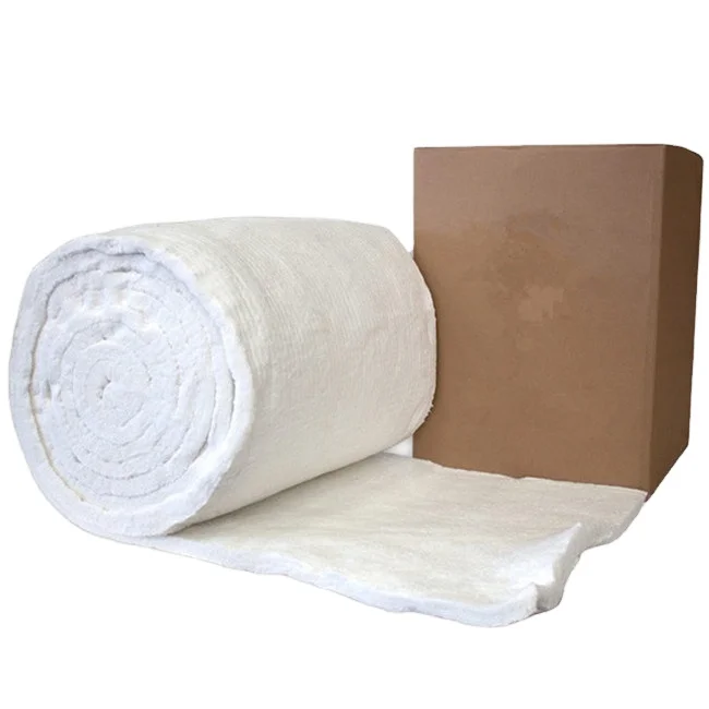 128kg/m3 Fireproof Silicate Ceramic Fiber Blanket Heat Insulation Material Resistant to Fire