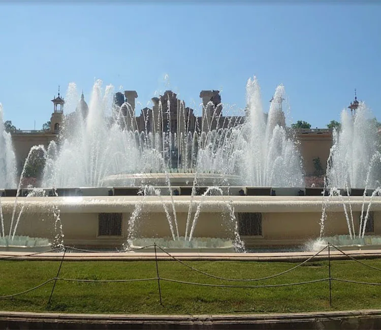Artwatershow большой современный музыкальный фонтан парк декоративный очаровательный полноцветный светодиодный свет