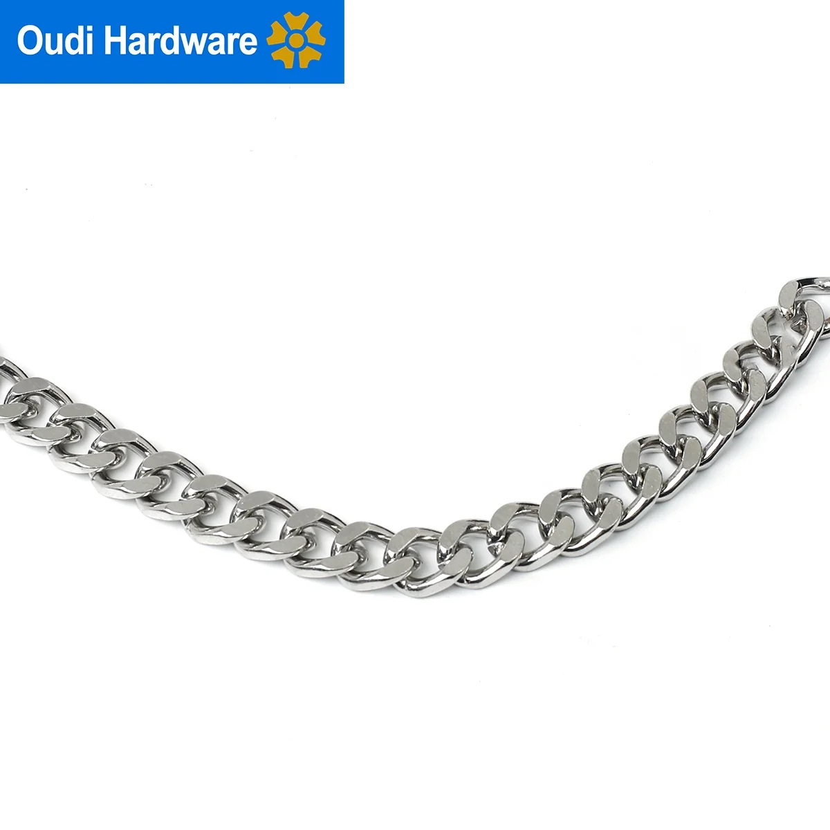 Nickel Metal Chain For Bag Strap Handle Elegant Purse Handbag Chain For Should Bag