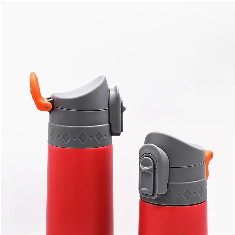 OEM ODM Flip lid stainless steel water bottle leakproof sport nice vacuum flask thermos