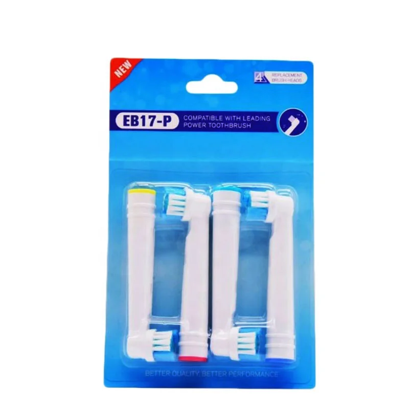 Professional Factory Oem 4pcs Toothbrush Heads Oral Brush Replacement Brushes In Stock